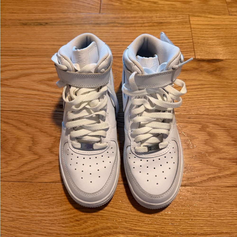 White Kids High-Top Nike Air Force 1